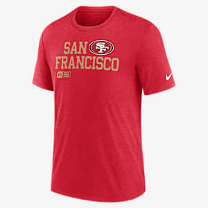 San Francisco 49ers Overlap Lockup Men's Nike NFL T-Shirt. Nike.com